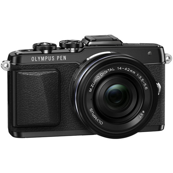 Цифровая системная фотокамера OLYMPUS E-PL7 Kit (14-42) Black/Black